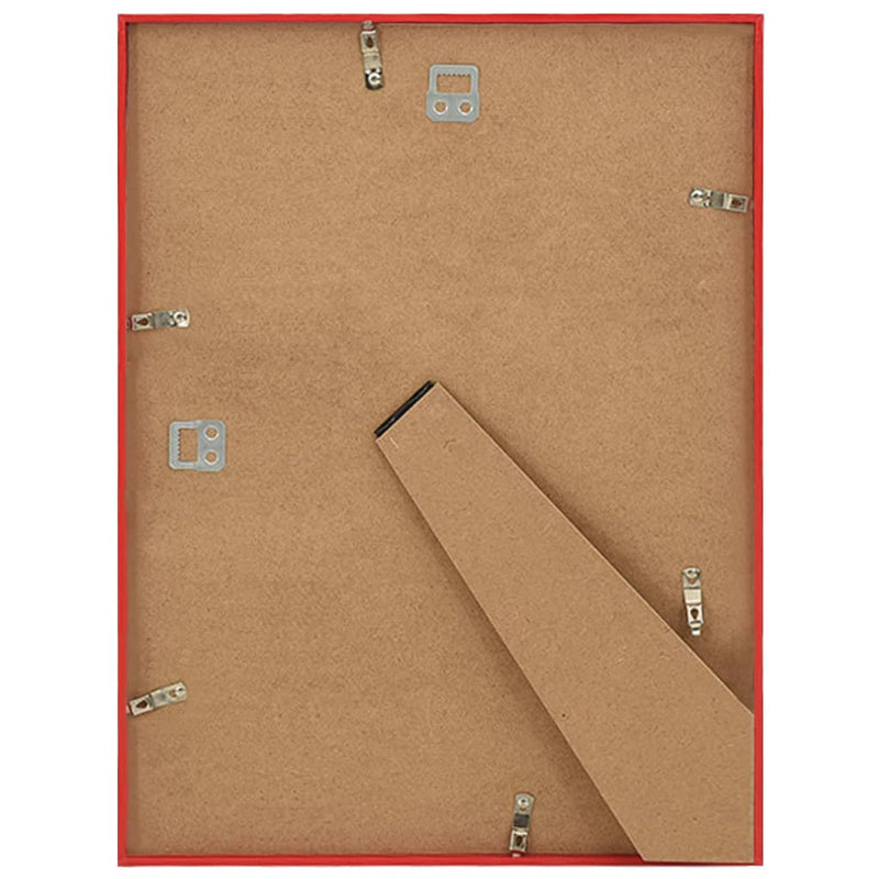 Photo Frames Collage 3 pcs for Wall or Table Red 50x60 cm MDF