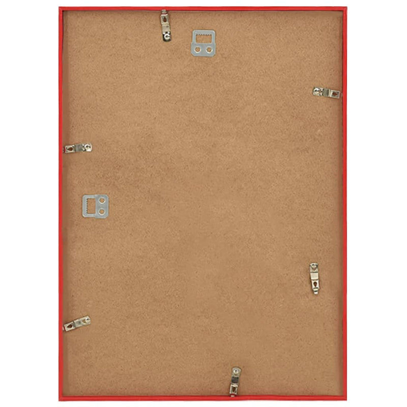 Photo Frames Collage 5 pcs for Wall Red 59.4x84 cm MDF