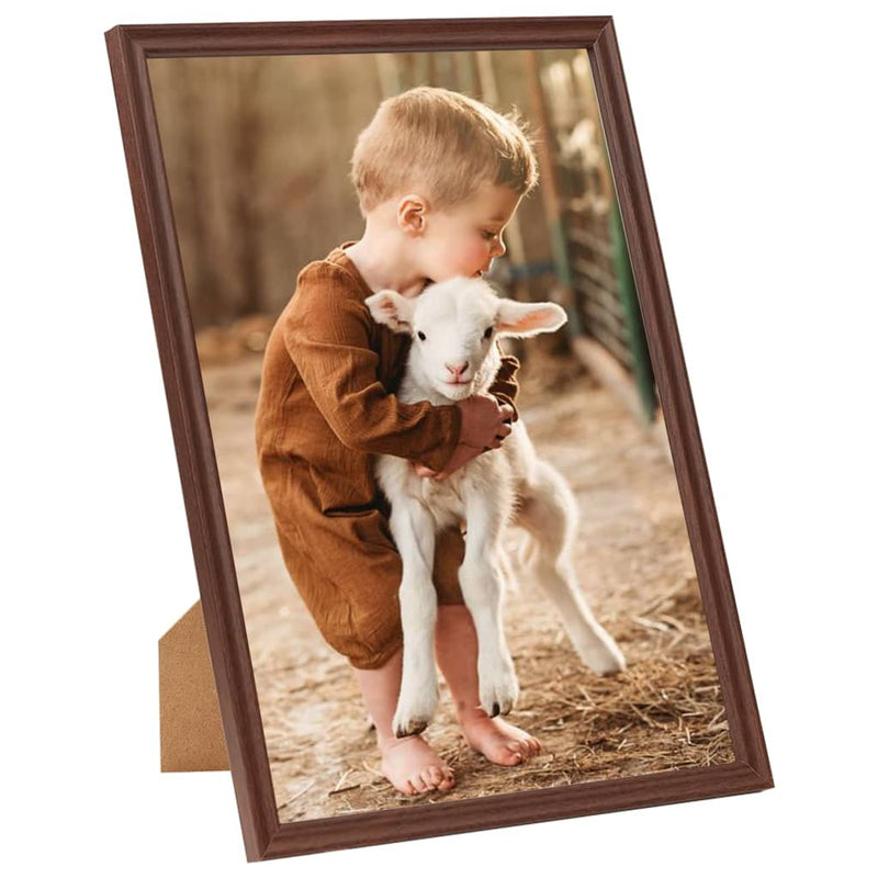 Photo Frames Collage 3 pcs for Wall or Table Brown 70x90 cm MDF