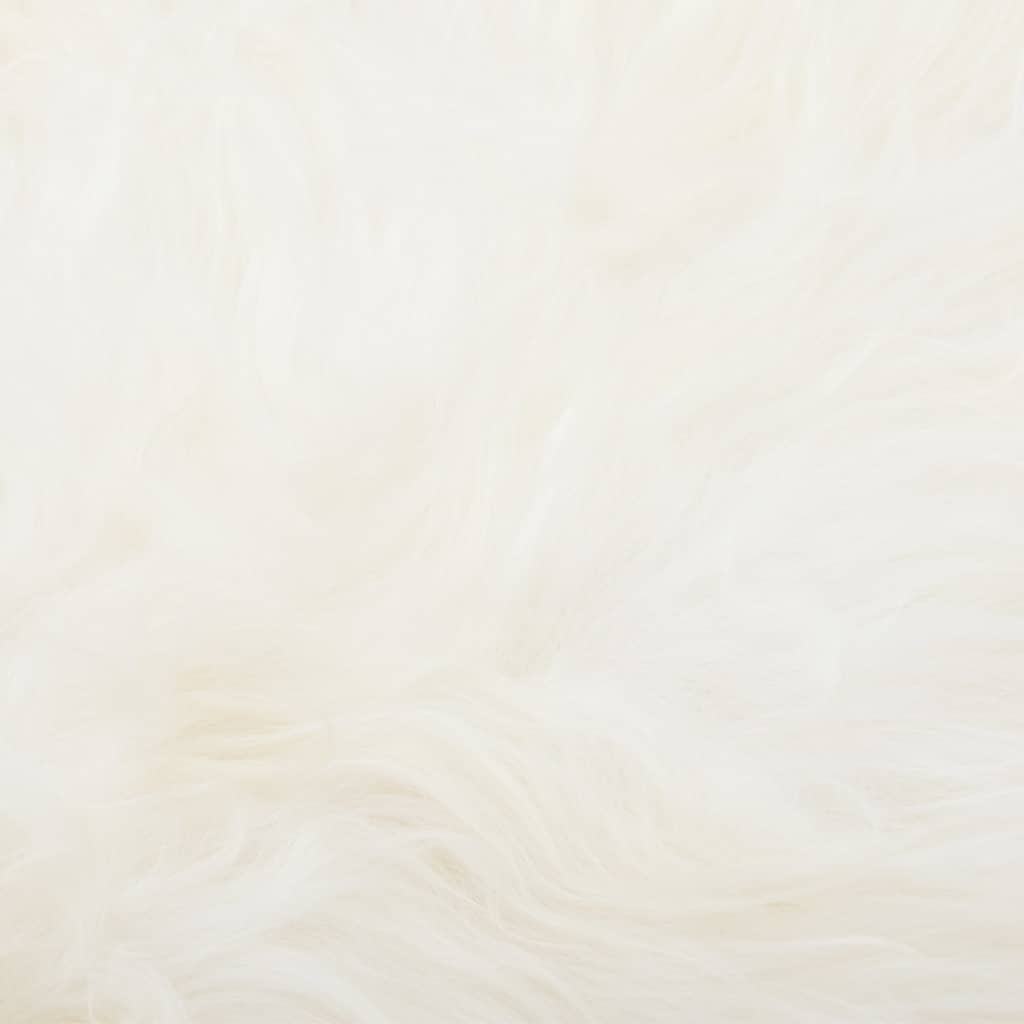 vidaXL Sheepskin Chair Cover | Cream | 100% Sheepskin | Medium 5