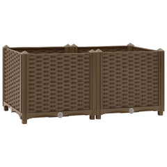316516 vidaXL Raised Bed 80x40x38 cm Polypropylene 1