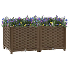 316516 vidaXL Raised Bed 80x40x38 cm Polypropylene 6