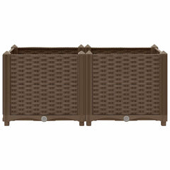 316516 vidaXL Raised Bed 80x40x38 cm Polypropylene 2