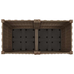 316516 vidaXL Raised Bed 80x40x38 cm Polypropylene 4
