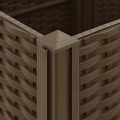 316516 vidaXL Raised Bed 80x40x38 cm Polypropylene 5