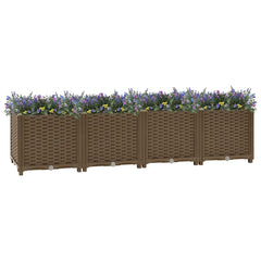 316518 vidaXL Raised Bed 160x40x38 cm Polypropylene 1