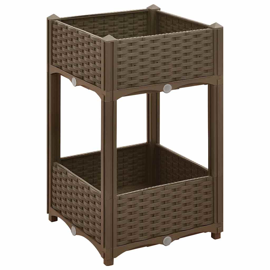 316519 vidaXL Raised Bed 40x40x71 cm Polypropylene 2