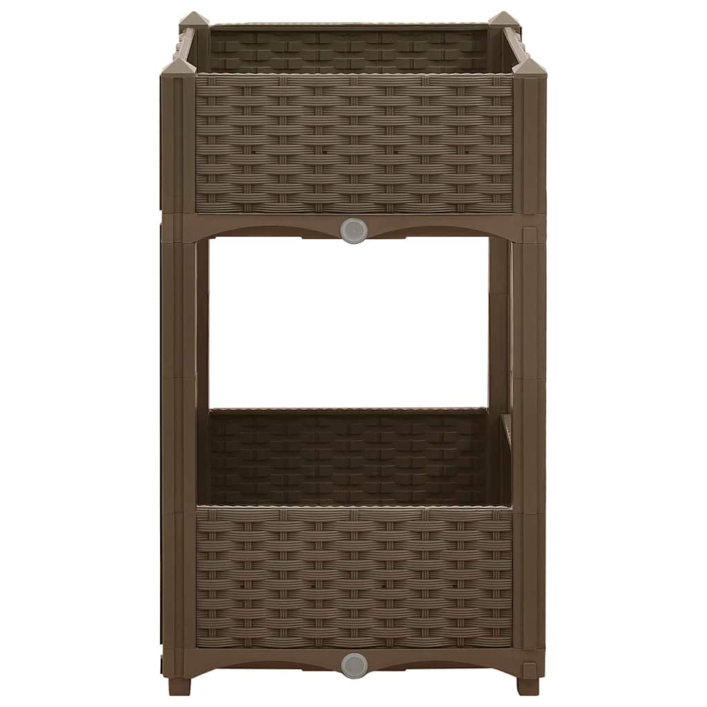 316519 vidaXL Raised Bed 40x40x71 cm Polypropylene 3