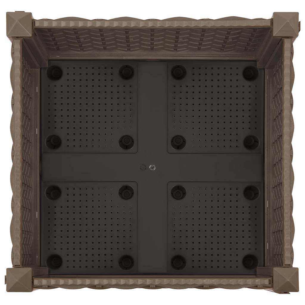316519 vidaXL Raised Bed 40x40x71 cm Polypropylene 4