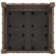 316519 vidaXL Raised Bed 40x40x71 cm Polypropylene 4