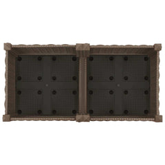 316520 vidaXL Raised Bed 80x40x71 cm Polypropylene 5