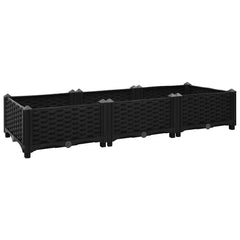 316528 vidaXL Raised Bed 120x40x23 cm Polypropylene 2