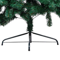 vidaXL Artificial Half Pre-lit Christmas Tree with Ball Set Green 120 cm 5
