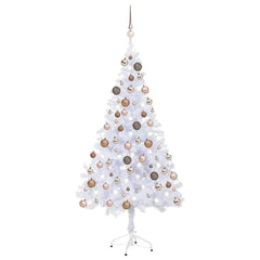 vidaXL Artificial Pre-lit Christmas Tree with Ball Set 120cm 230 Branches 1