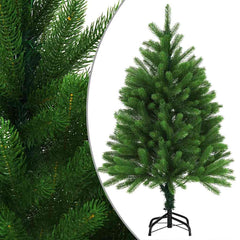 vidaXL Artificial Pre-lit Christmas Tree with Ball Set 120 cm Green 2