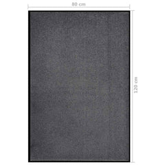 vidaXL Doormat | Anthracite | 100% Polypropylene | 80 x 120 cm | Non-slip 6