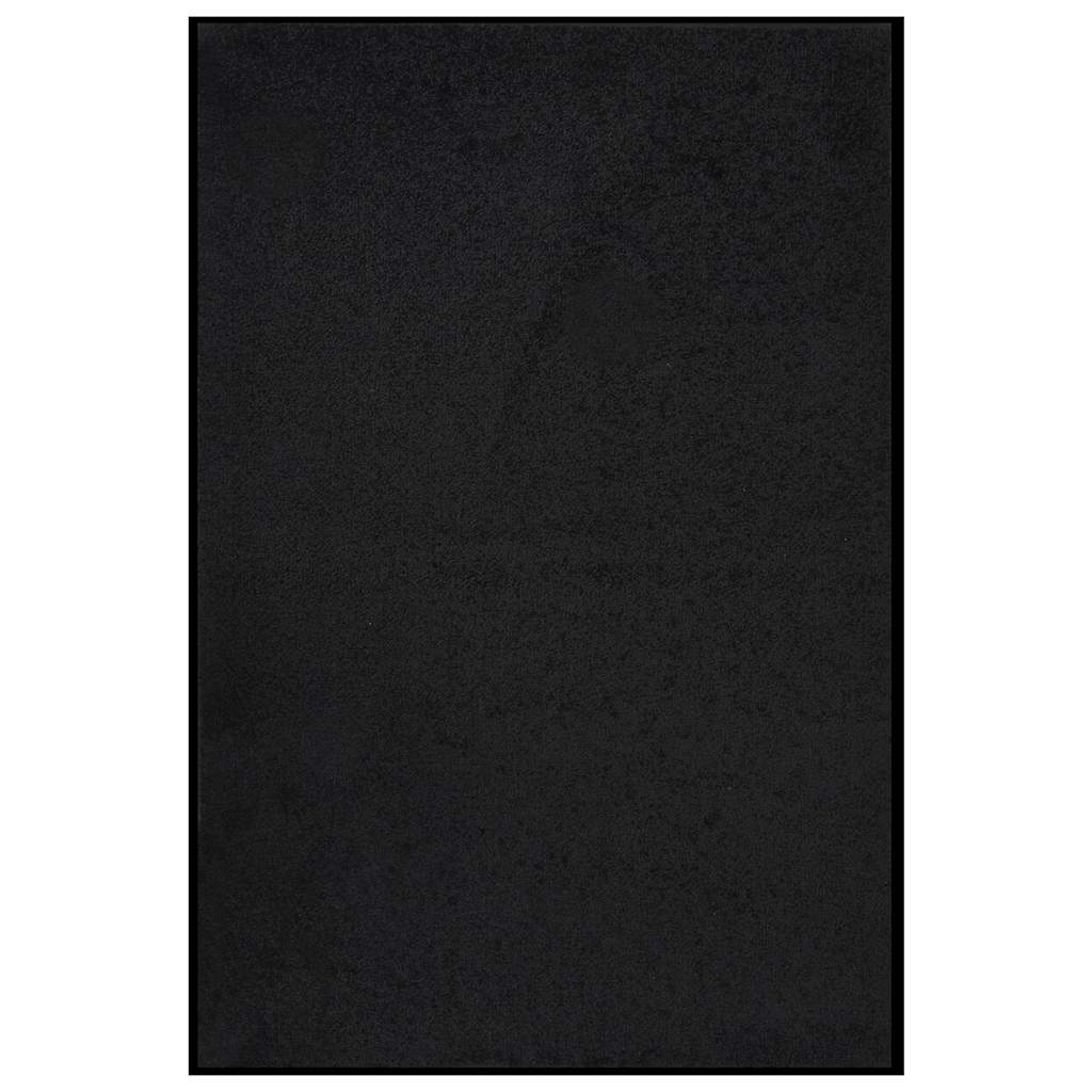 vidaXL Doormat | Black | 100% PP Twisted Heatset | 80x120 cm | Doormat 1