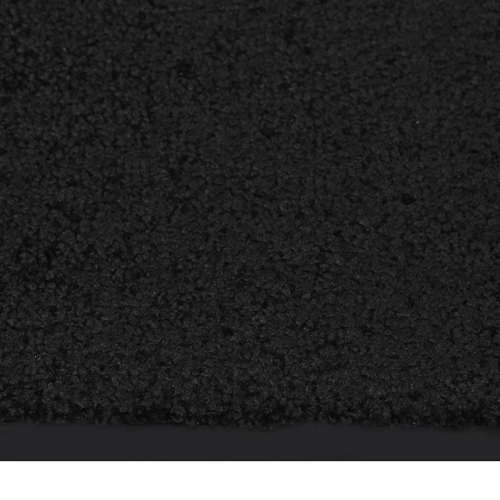 vidaXL Doormat | Black | 100% PP Twisted Heatset | 80x120 cm | Doormat 4