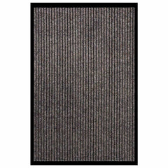 vidaXL Doormat | Striped beige | Polypropylene, Vinyl | 80 x 120 cm | Non-slip 1