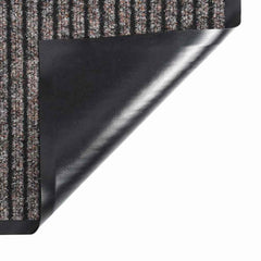 vidaXL Doormat | Striped beige | Polypropylene, Vinyl | 80 x 120 cm | Non-slip 3
