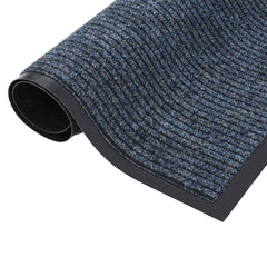 vidaXL Doormat | Striped Blue | 100% Polypropylene, Vinyl | 80 x 120 cm 2