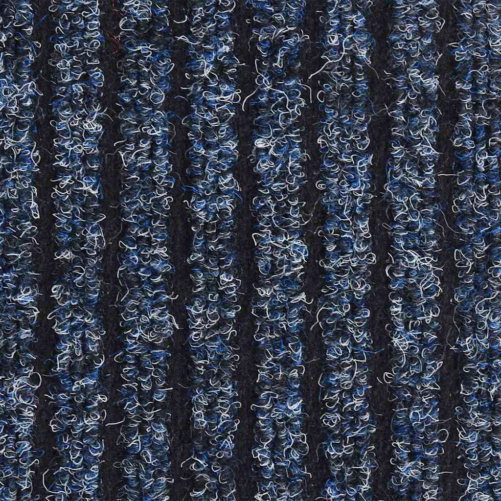 vidaXL Doormat | Striped Blue | 100% Polypropylene, Vinyl | 80 x 120 cm 5