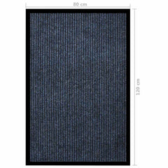 vidaXL Doormat | Striped Blue | 100% Polypropylene, Vinyl | 80 x 120 cm 6