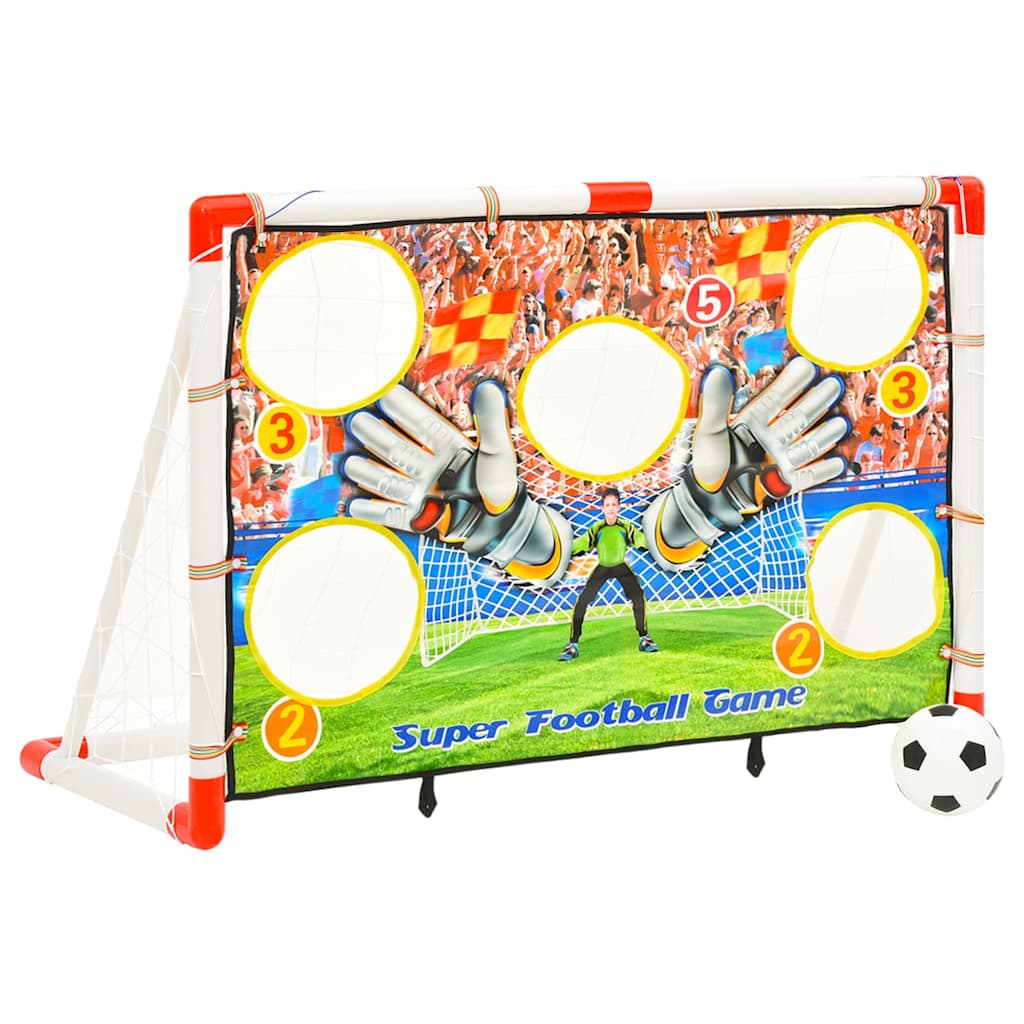 vidaXL Children Football Goal Set with Goal Wall 120x51x77.5 cm 2