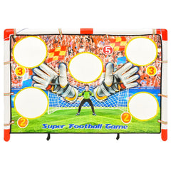 vidaXL Children Football Goal Set with Goal Wall 120x51x77.5 cm 4