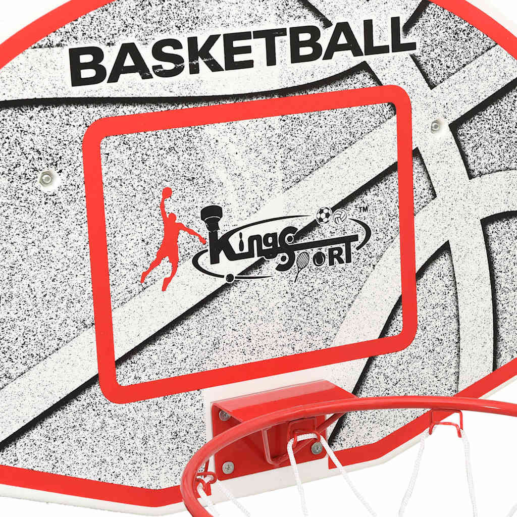 vidaXL Five Piece Wall Mounted Basketball Backboard Set 66x44.5 cm 5