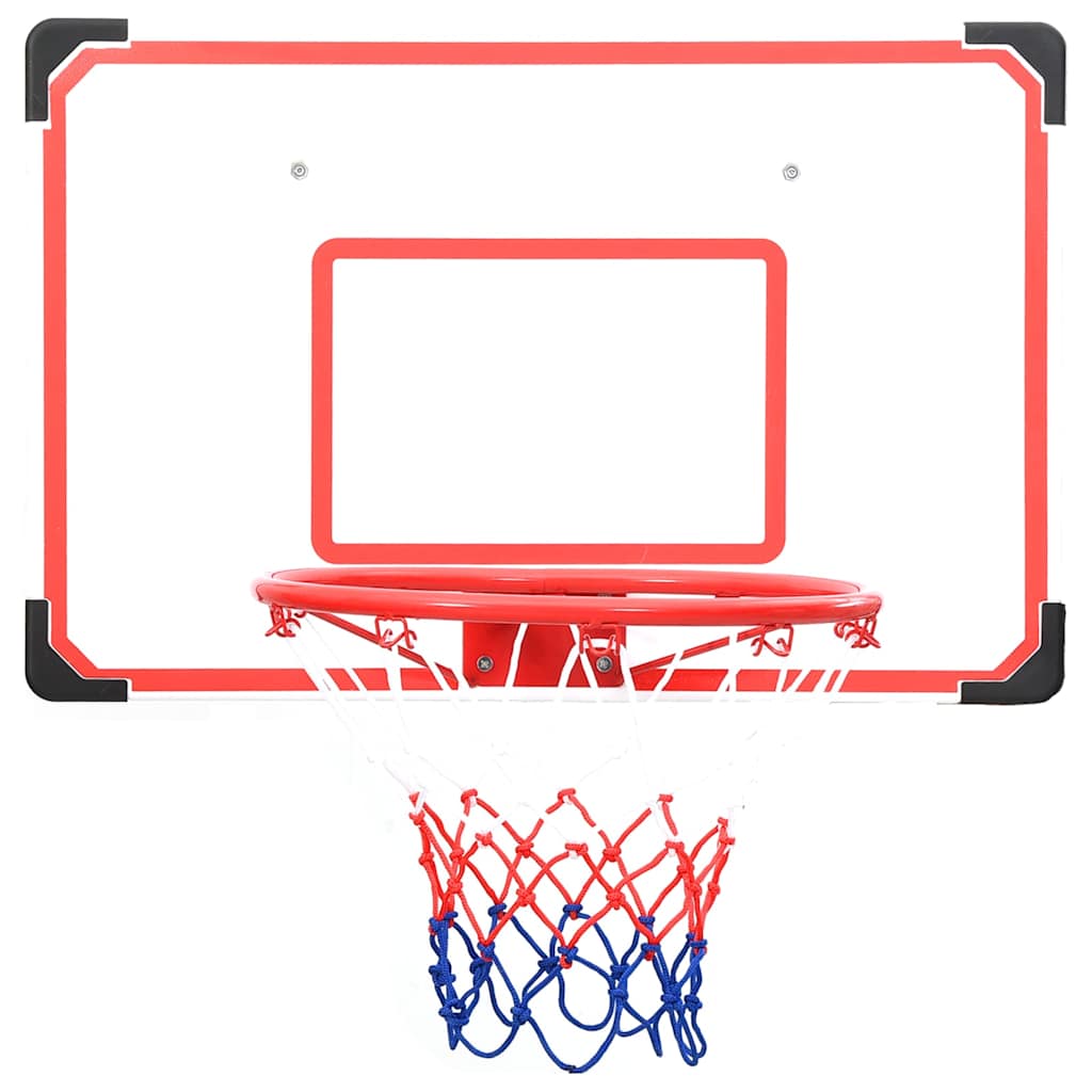 vidaXL Five Piece Wall Mounted Basketball Backboard Set 1