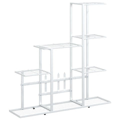 vidaXL Plant Stand | White | Metal | Medium | Durable | Flower Stand 2