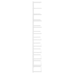 vidaXL Towel Rack | White | Steel | 24 cm x 12 cm x 96 cm | Towel Rack 5