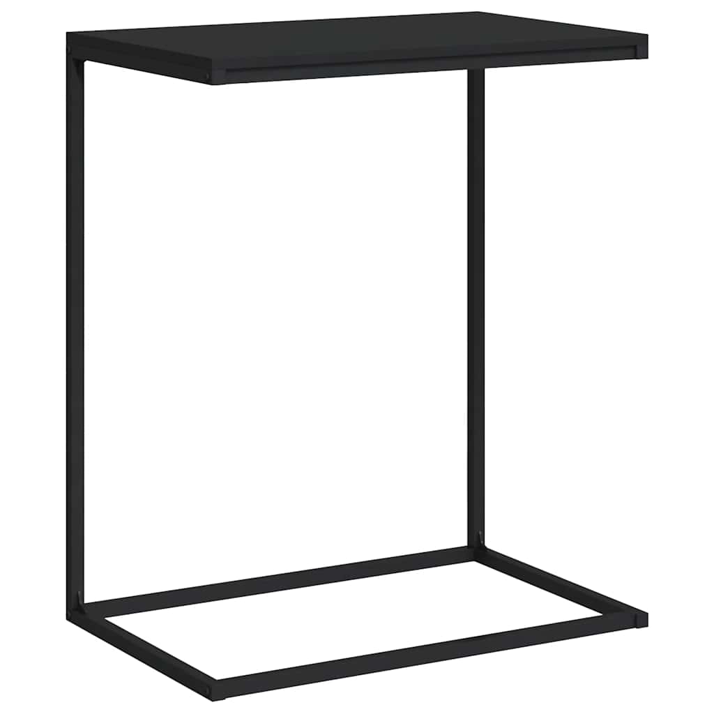 vidaXL Side Table Black 55x35x66 cm Engineered Wood 2