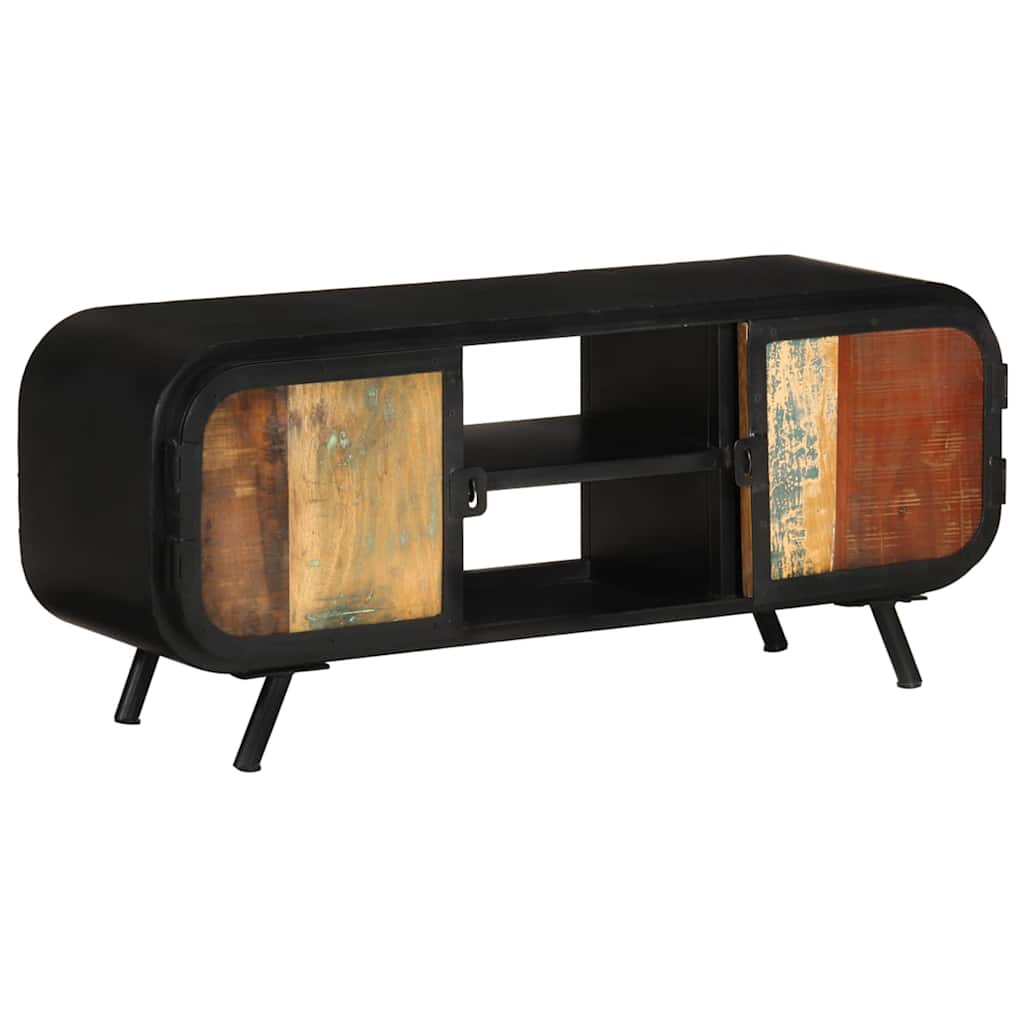 328413 vidaXL TV Cabinet 110x30x45 cm Solid Reclaimed Wood 1