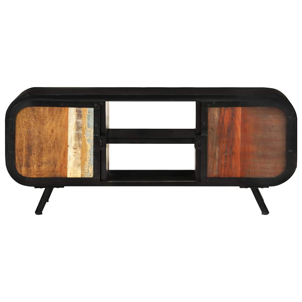 328413 vidaXL TV Cabinet 110x30x45 cm Solid Reclaimed Wood 2