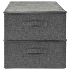 vidaXL Storage Box |  Set of 2 | Anthracite 5