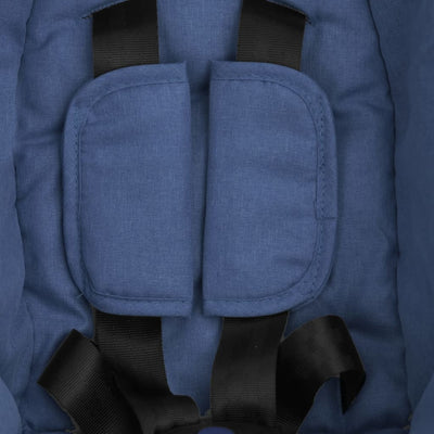 Baby Car Seat Navy Blue 42x65x57 cm