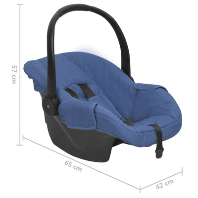 Baby Car Seat Navy Blue 42x65x57 cm