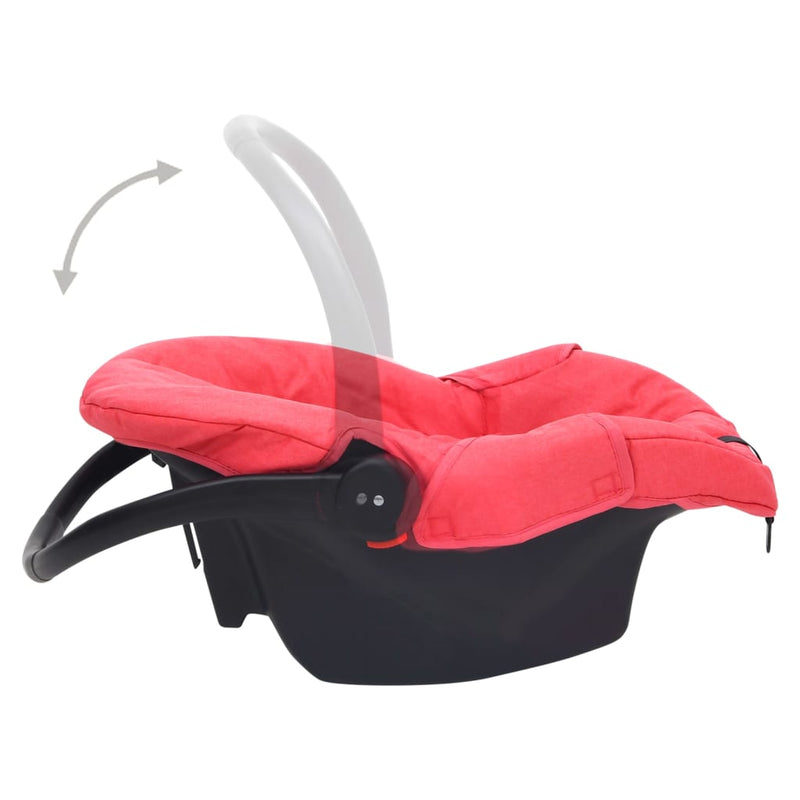 Baby Car Seat Red 42x65x57 cm