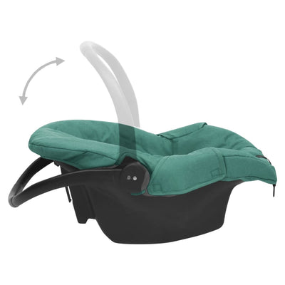 Baby Car Seat Green 42x65x57 cm