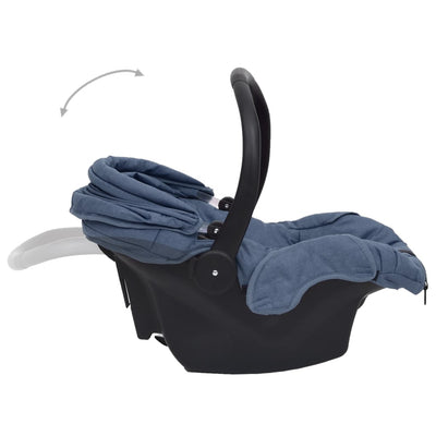 Baby Car Seat Navy Blue 42x65x57 cm