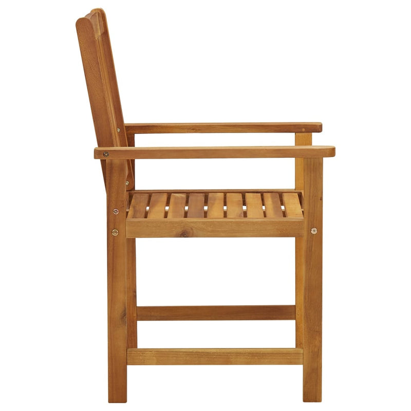 Garden Chairs 6 pcs Solid Acacia Wood