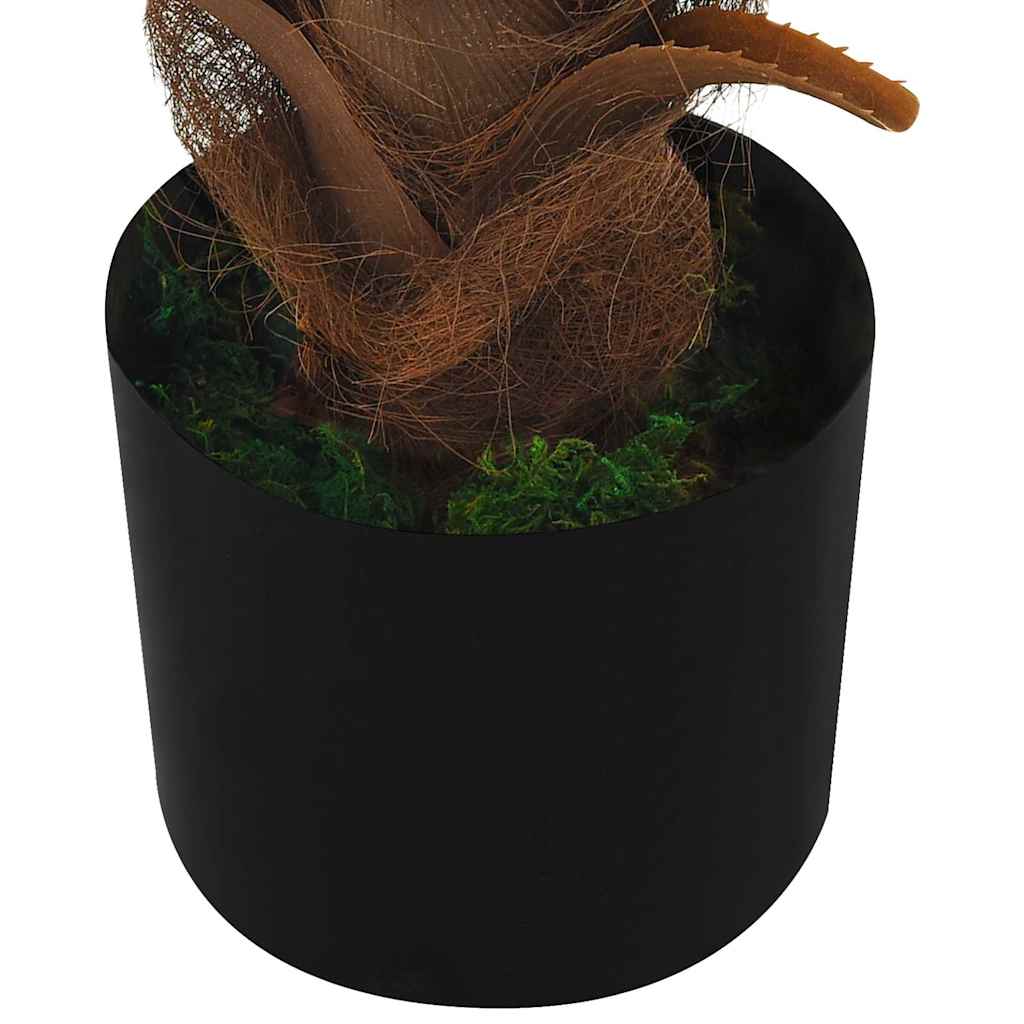 vidaXL Artificial Cycas Palm | Green | Plastic, Wood | 130-140 cm 5