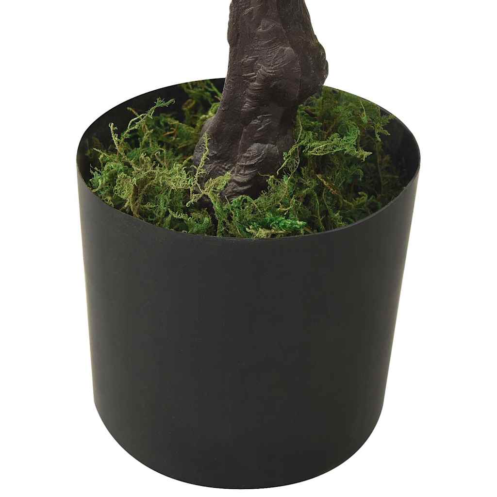 Artificial Pinus Bonsai with Pot Green Dark green