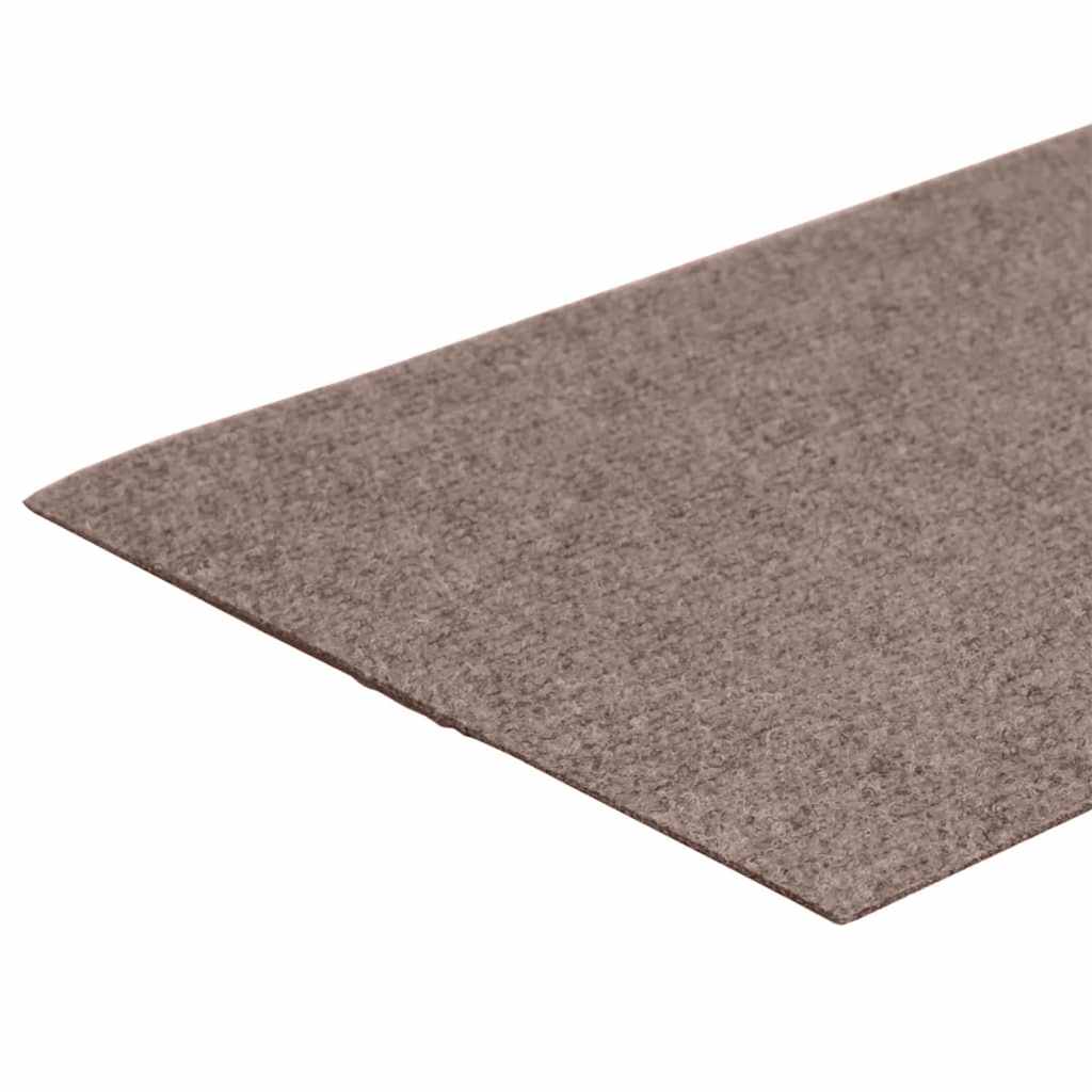 vidaXL Stair Mat | Set of 15 | Light Brown 6
