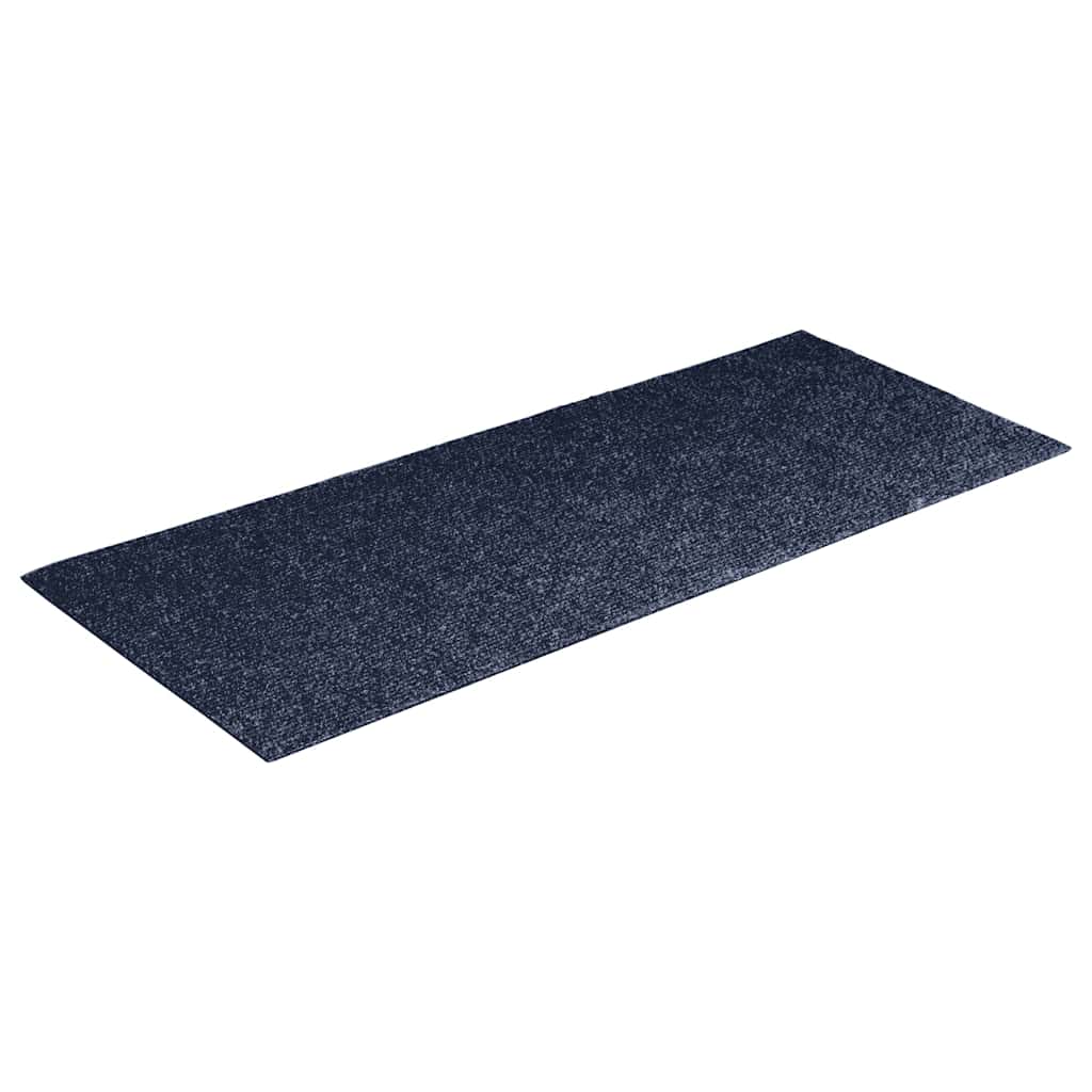 vidaXL Stair Mat | Set of 15 | Grey blue 3