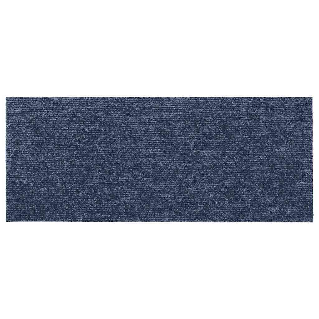 vidaXL Stair Mat | Set of 15 | Grey blue 5