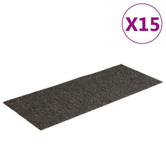 vidaXL Stair Mat | Set of 15 | Anthracite 2