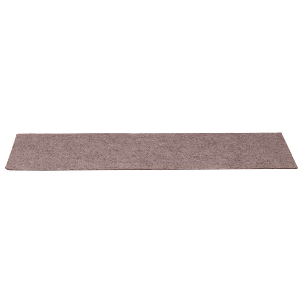 vidaXL Stair Mat | Set of 15 | Light brown 4